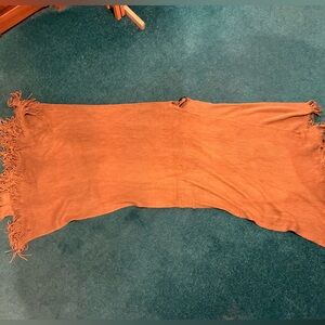 Tan Fringed Scarf